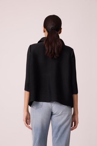 Edith Cutwork Shirt - Black