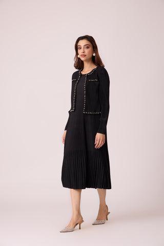 Wynona Jacket Dress - Black