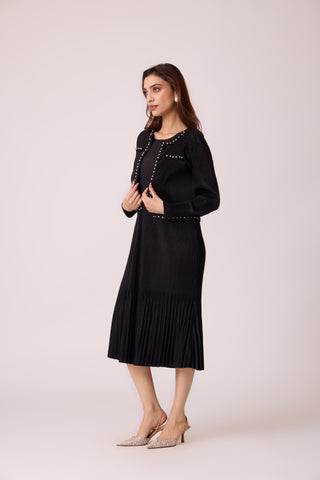 Wynona Jacket Dress - Black