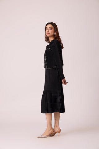 Wynona Jacket Dress - Black