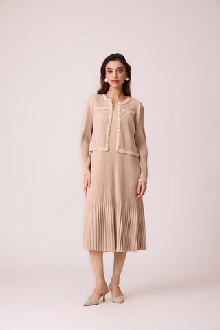 Wynona Jacket Dress - Beige