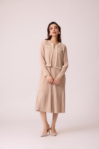 Wynona Jacket Dress - Beige