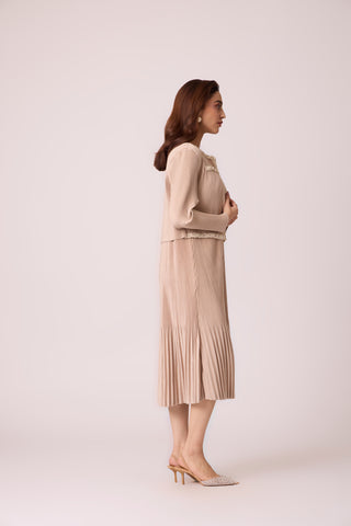 Wynona Jacket Dress - Beige