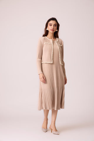 Wynona Jacket Dress - Beige