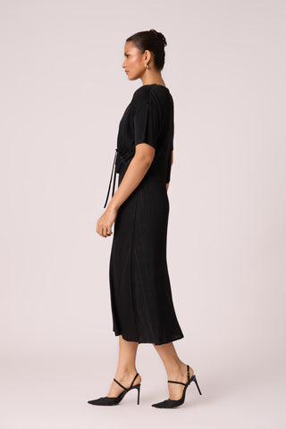 Elsie Cape Dress - Black