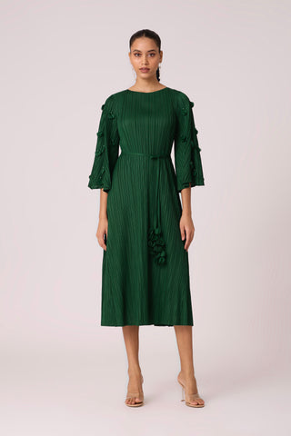 Annette Dress - Dark Green