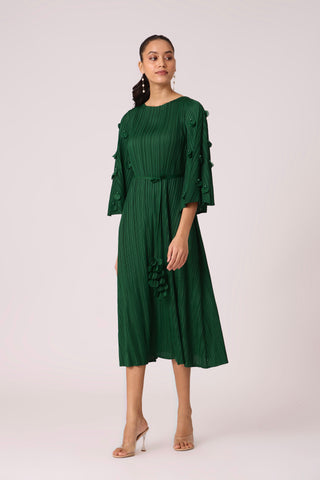 Annette Dress - Dark Green