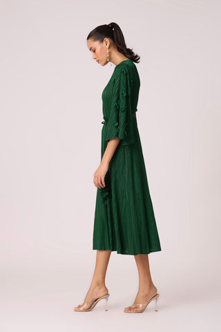 Annette Dress - Dark Green