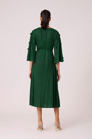 Annette Dress - Dark Green