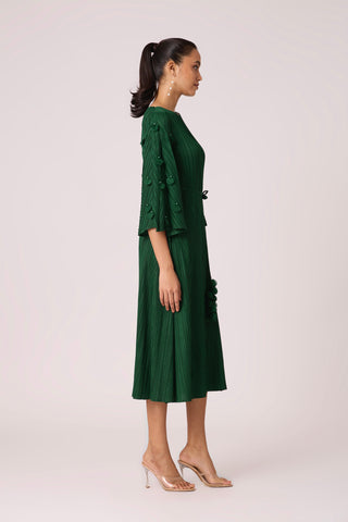 Annette Dress - Dark Green