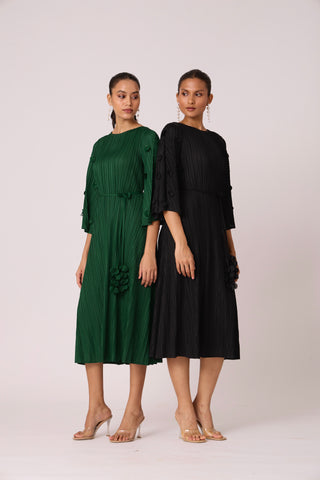 Annette Dress - Dark Green