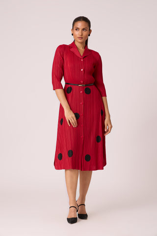 Teresa Dress - Dark Red