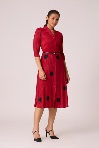 Teresa Dress - Dark Red