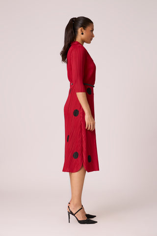 Teresa Dress - Dark Red