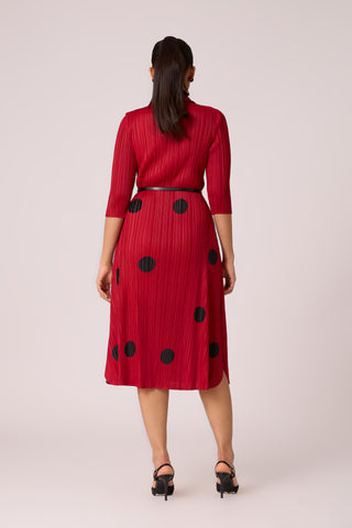 Teresa Dress - Dark Red