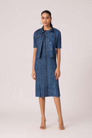 Devyne Denim Dress - Blue