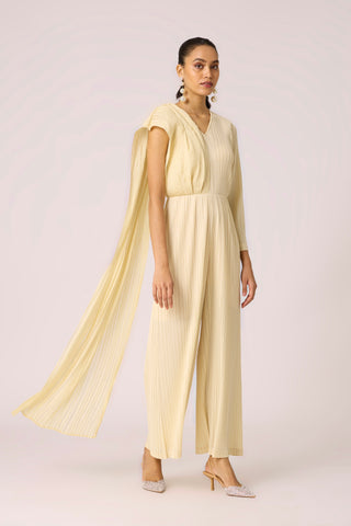 Analise Drape Jumpsuit - Ivory