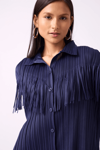 Dari Fringe Set - Navy