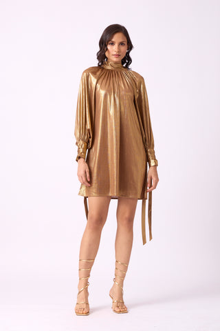 Letitia Mini Dress - Gold