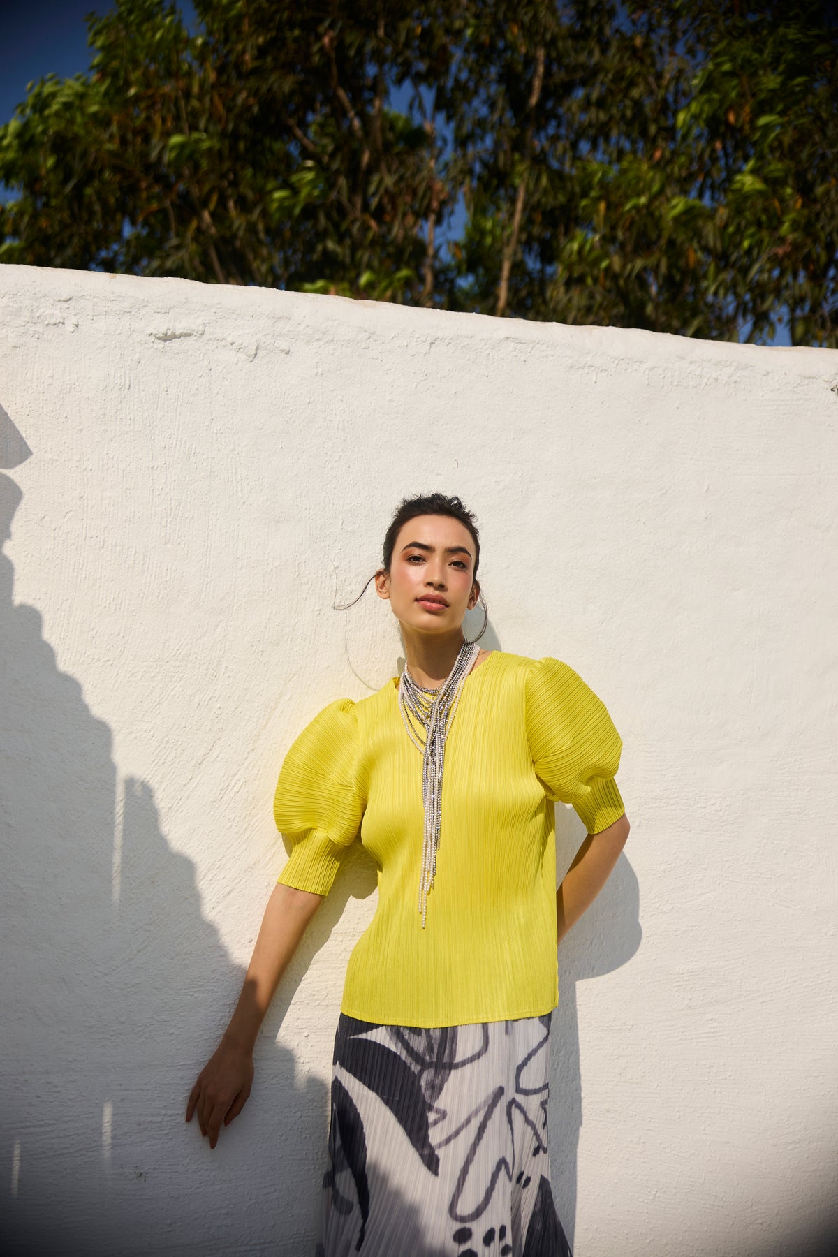 Delphine Top - Lemon Yellow