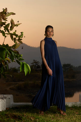 Czarina Dress - Navy