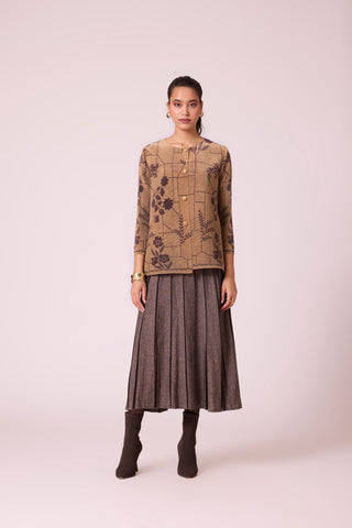 Sable Skirt - Dark Taupe