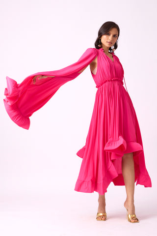 Tasmina Dress - Fuschia