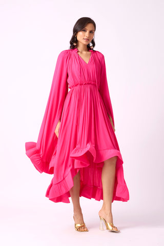 Tasmina Dress - Fuschia