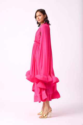Tasmina Dress - Fuschia