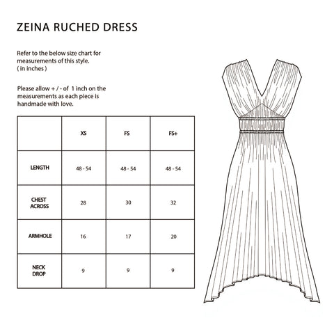 Zeina Rouched Dress - Dark Silver