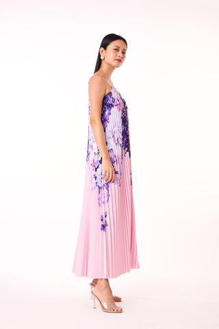 Olivia Floral Slip Dress - Pink