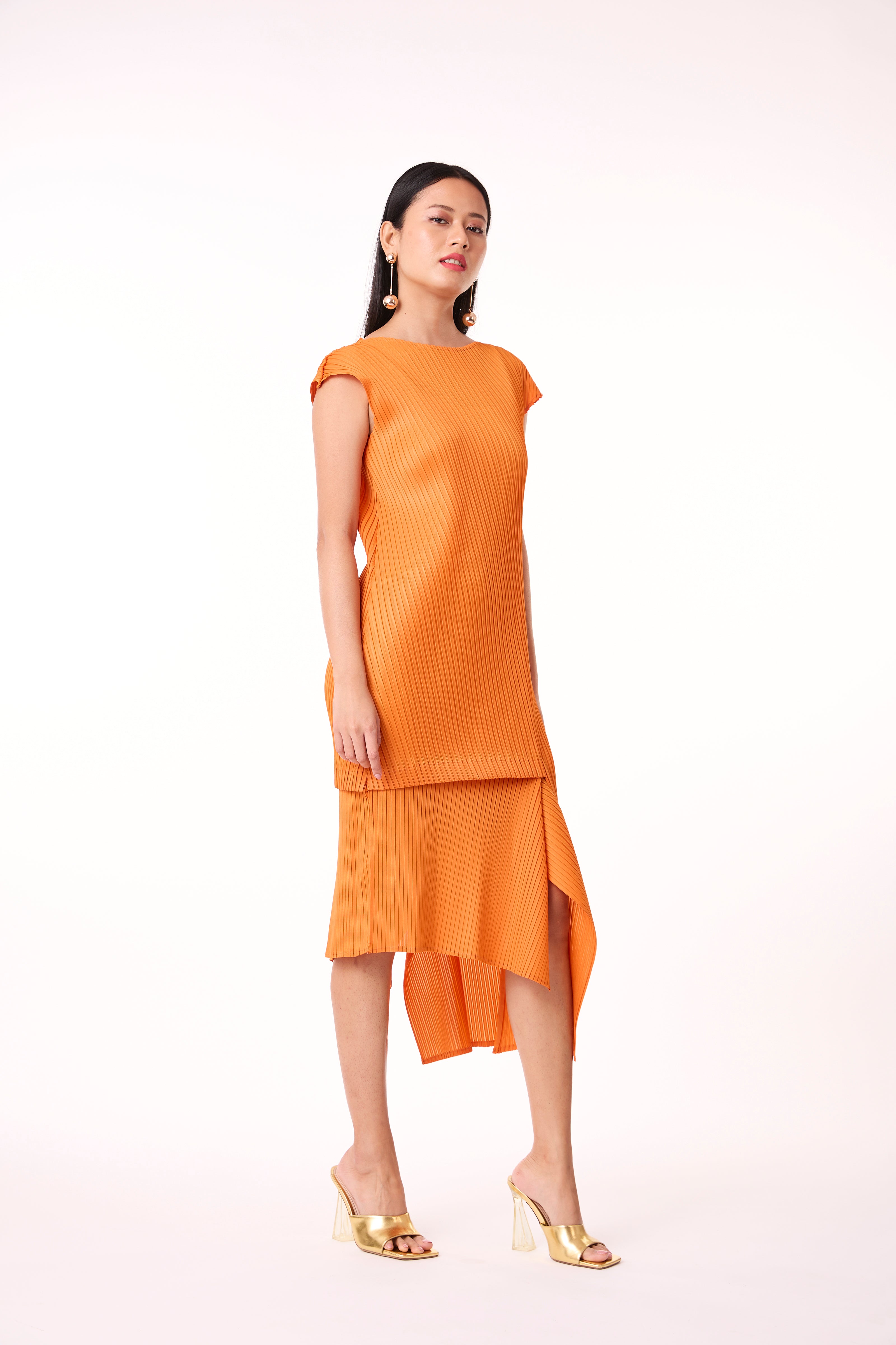 Noella Dress - Orange