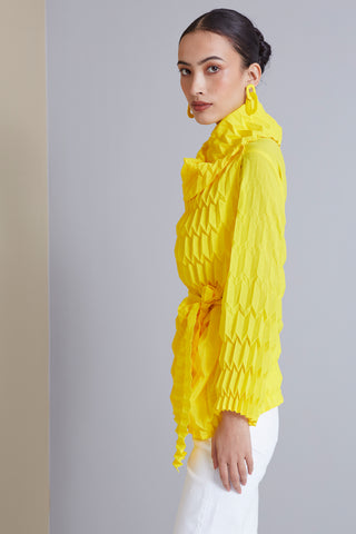 Ophelia Short Jacket - Canary Yellow