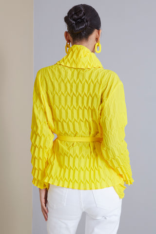 Ophelia Short Jacket - Canary Yellow