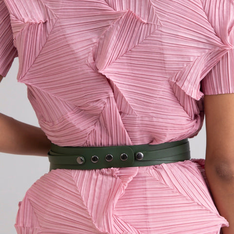Wide Layer Belt - Army Green